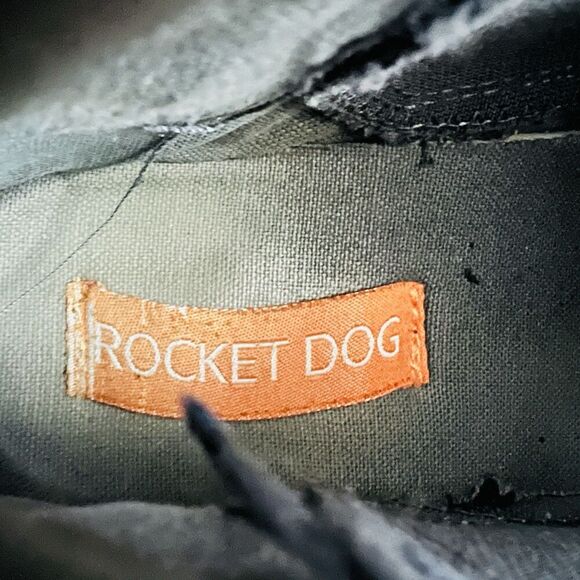 Rocket Dog Gray Wool Frayed Edge Slip on Comfort Low Booties - Womens Size 7.5 - Picture 7 of 8